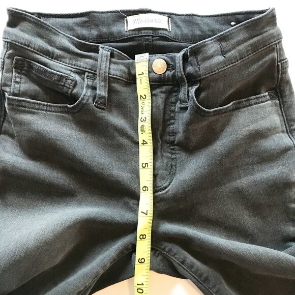 MADEWELL Roadtripper Mid Rise Supersoft Ashmont Wash Black Jeans Womens 24 Tall - Picture 11 of 12